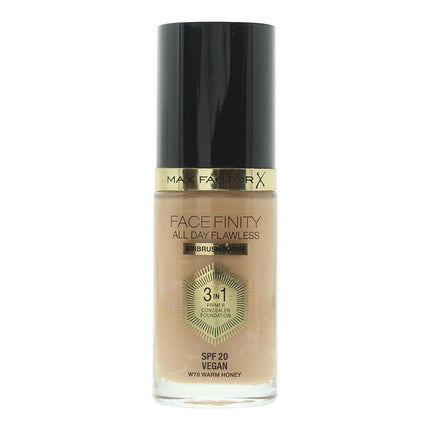Max Factor Face Finity All Day Flawless 3 In 1 Foundation 30ml - 78 Warm Honey