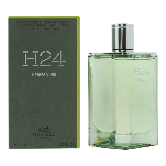 Hermes H24 Herbes Vives Rechargeable Eau de Parfum 100ml Spray for Him
