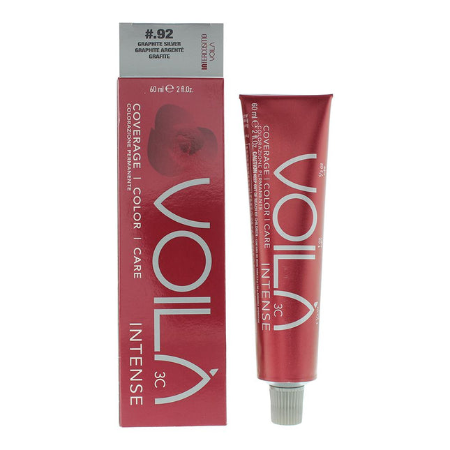 Intercosmo VoilÃ  3C Intense .92 Graphite Silver Hair Colour 60ml
