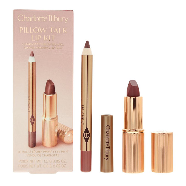 Charlotte Tilbury Pillow Talk Lip Kit Gift Set - Lip Liner + Lipstick