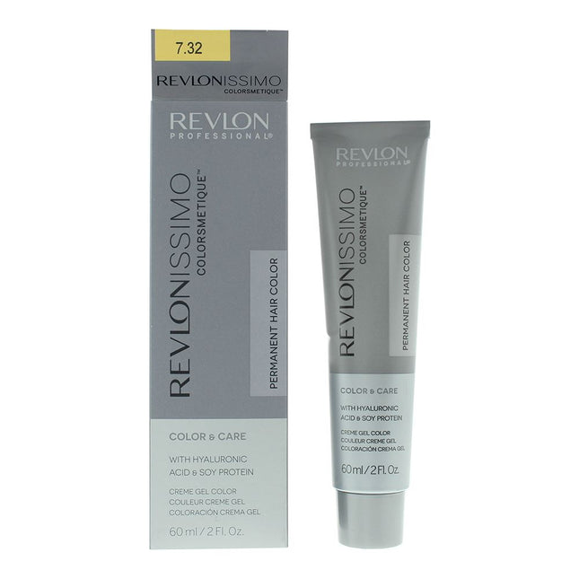 Revlon Revlonissimo Colorsmetique Hair Colour 60ml - 7.32 Medium Golden Pearl Blonde