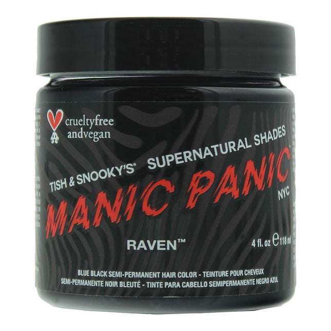 Manic Panic High Voltage Semi Permanent Hair Color Cream 118ml Raven
