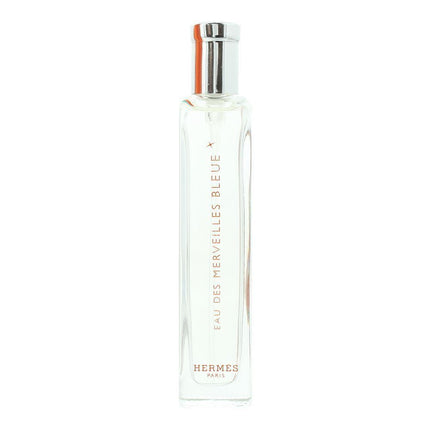 Hermes Eau Des Merveilles Bleue Eau de Toilette 15ml Spray for Her in Pouch