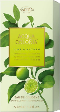 4711 Acqua Colonia Lime & Nutmeg Eau De Cologne 50ml