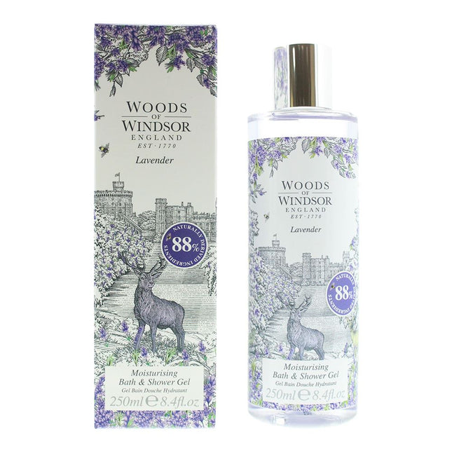 Woods Of Windsor Lavender Moisturising Bath & Shower Gel 250ml