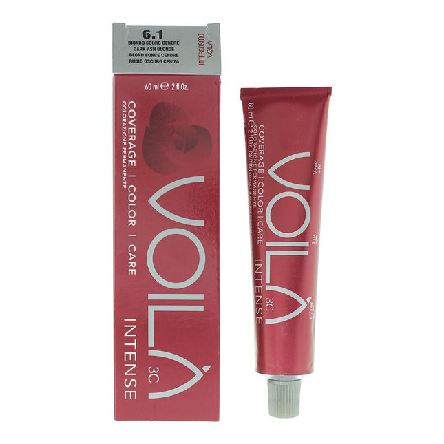 Intercosmo VoilÃ  3C Intense 6.1 Dark Ash Blonde Hair Colour 60ml