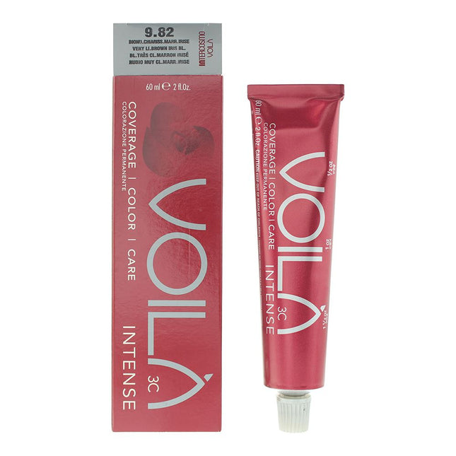 Intercosmo VoilÃ  3C Intense 9.82 Very Light Brown Iris Blonde Hair Colour 60ml