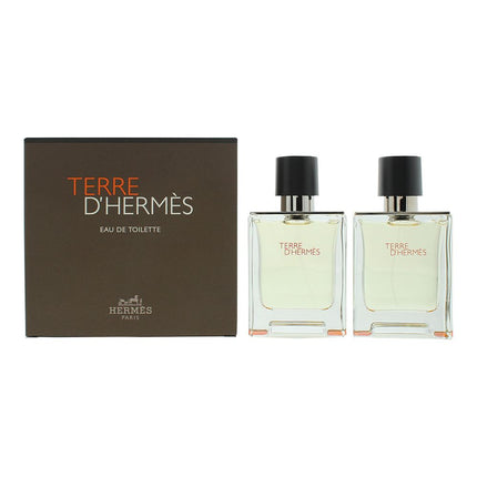 Hermes Terre Dhermes Eau de Toilette 2 x 50ml Gift Set