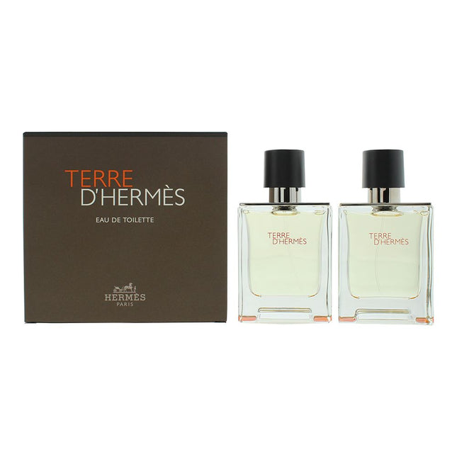 Hermes Terre Dhermes Eau de Toilette 2 x 50ml Gift Set