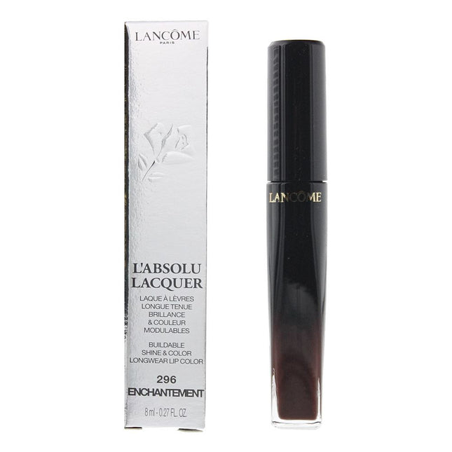Lancome LAbsolu Lacquer Lipstick 8ml - 296 Enchantment