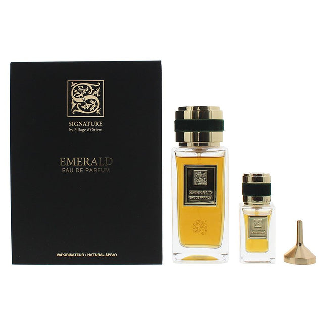 Signature Sillage D'Orient Emerald Eau de Parfum 100ml & EDP 15ml Gift Set