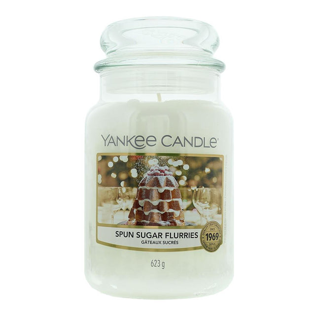 Yankee Candle Spun Sugar Flurries Large Candle Jar 623g