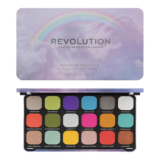 Revolution Rainbow Eyeshadow Palette 18 x 1.1g