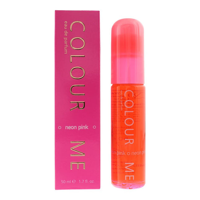 Milton Lloyd Colour Me Femme Neon Pink Eau de Parfum 50ml Spray for Her
