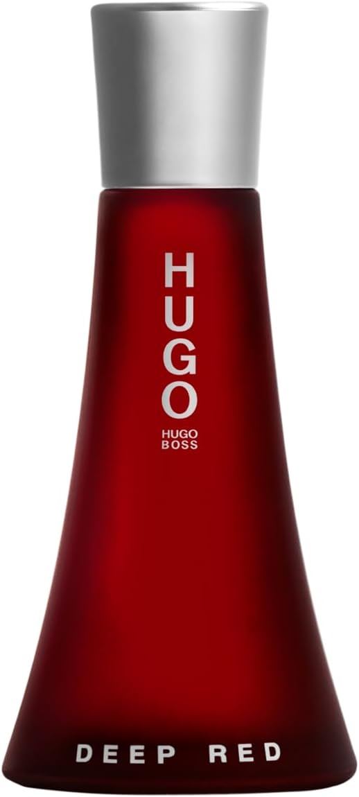HUGO BOSS Deep Red Eau de Parfum for Her 50ml, Ambery Fragrance With Notes Of Clementine, Freesia, Sandalwood - Medium Longevity