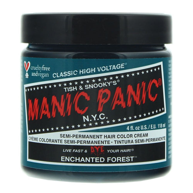 Manic Panic High Voltage Semi Permanent Hair Color Cream 118ml Enchanted Forest