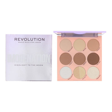 Revolution Imogenation Highlight To The Moon Highlighter Palette 9 x 2g