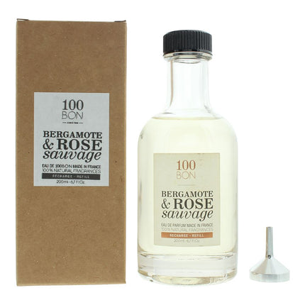 100 Bon Bergamote & Rose Sauvage Eau de Parfum 200ml Refill Unisex