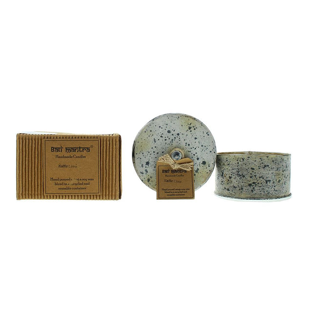 Bali Mantra Victorian Tin Round Kaffir Lime Candle 280g