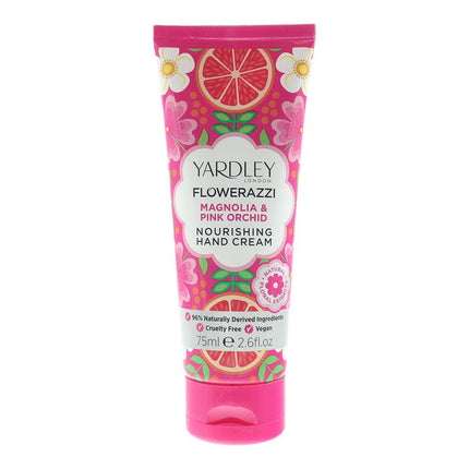 Yardley Flowerazzi Magnolia & Pink Orchid Nourishing Hand Cream 75ml