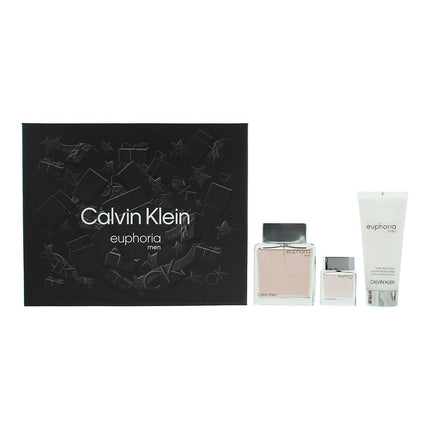 Calvin Klein Euphoria Men 3 Piece Eau de Toilette 100ml Gift Set