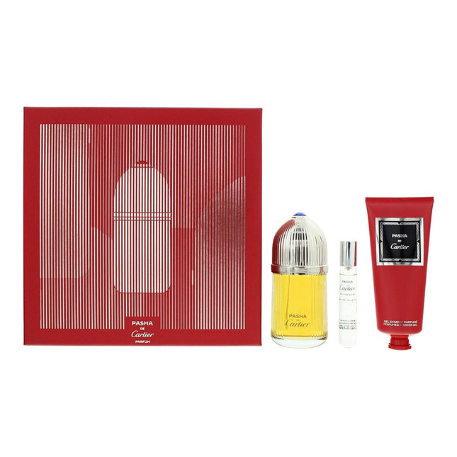 Cartier Pasha De Cartier Parfum 100ml, Eau de Toilette 10ml + Shower Gel 100ml