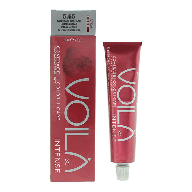 Intercosmo VoilÃ  3C Intense 5.65 Light Beaujolais Hair Colour 60ml