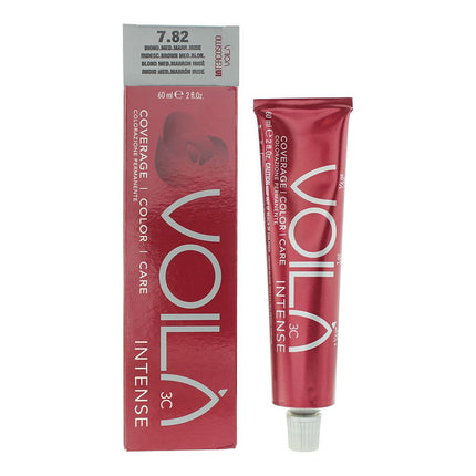 Intercosmo VoilÃ  3C Intense 7.82 Iridescent Brown Medium Blonde Hair Colour 60ml