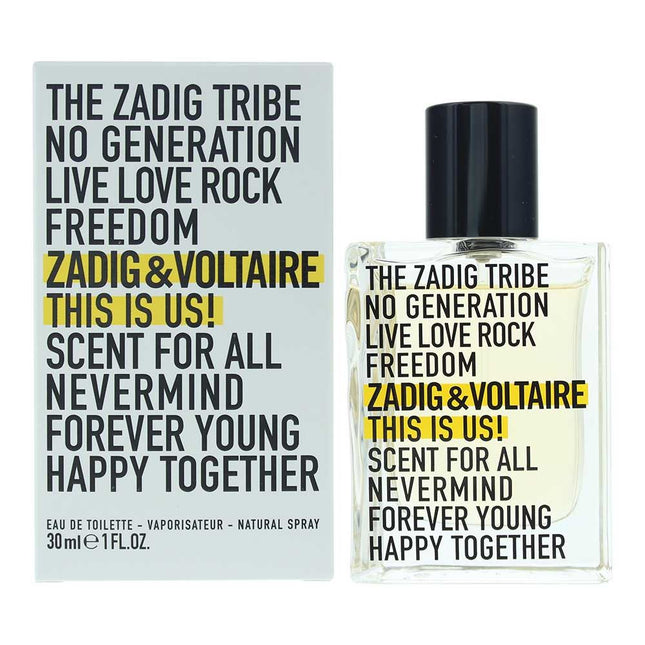 Zadig & Voltaire This Is Us! Eau de Toilette 30ml Spray Unisex
