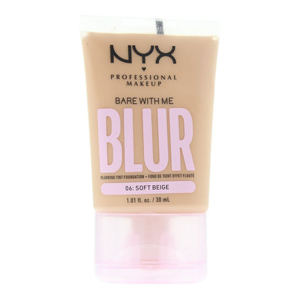 NYX Bare With Me Blur Blurring Tint Foundation 30ml - 06 Soft Beige