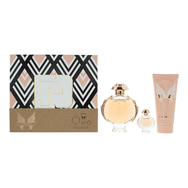 Paco Rabanne Olympea Eau de Parfum 80ml, 6ml + Body Lotion 100ml Gift Set