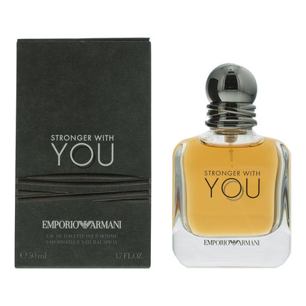 Emporio Armani Stronger With You Eau de Toilette 50ml Spray Mens - NEW. For Him