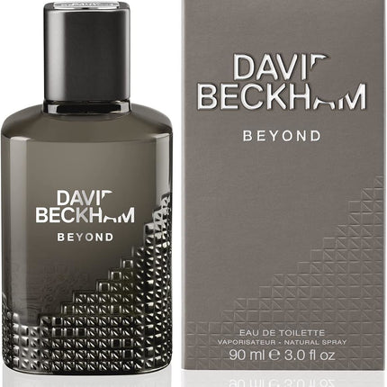DAVID BECKHAM Beyond Eau De Toilette for Him 90ml, Fougere Herbaceous Fragrance with Notes of Fresh Mojito Accord, Black Pepper and Magnetic Patchouli - Long Lasting