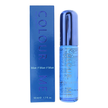 Milton Lloyd Colour Me Homme Blue Eau de Parfum 50ml Spray for Him
