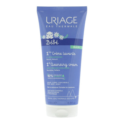 Uriage Bebe 1st Cleansing Cream 200ml Suitable For Newborns