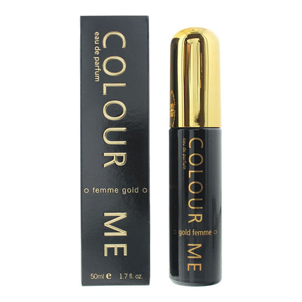 Milton Lloyd Colour Me Femme Gold Eau de Parfum 50ml Spray for Her