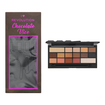 Revolution I love Revolution Chocolate Vice Eyeshadow Palette 14 x 1.22g, 2 x 2.44g