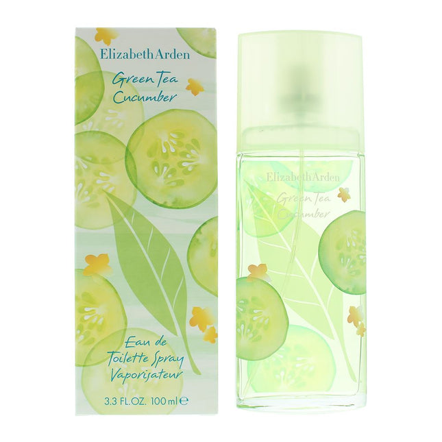 Elizabeth Arden Green Tea Cucumber Eau de Toilette 100ml Spray Womens NEW. EDT