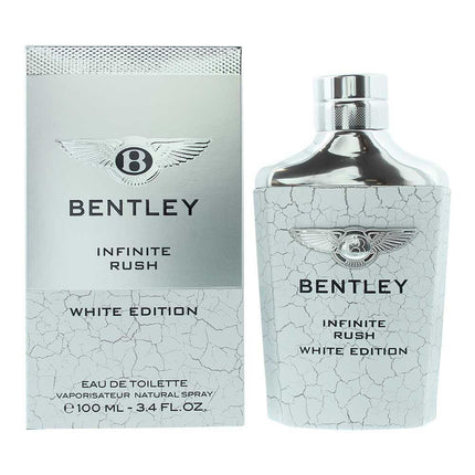 Bentley Infinite Rush White Edition Eau de Toilette 100ml Spray for Him