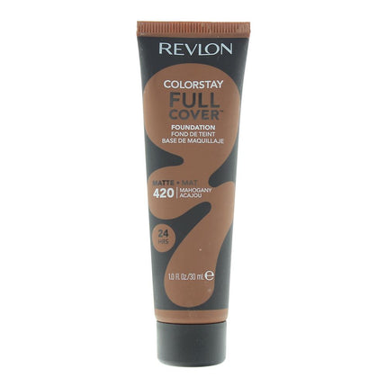 Revlon Colorstay Full Cover Matte Foundation 30ml - 420 Mahogany