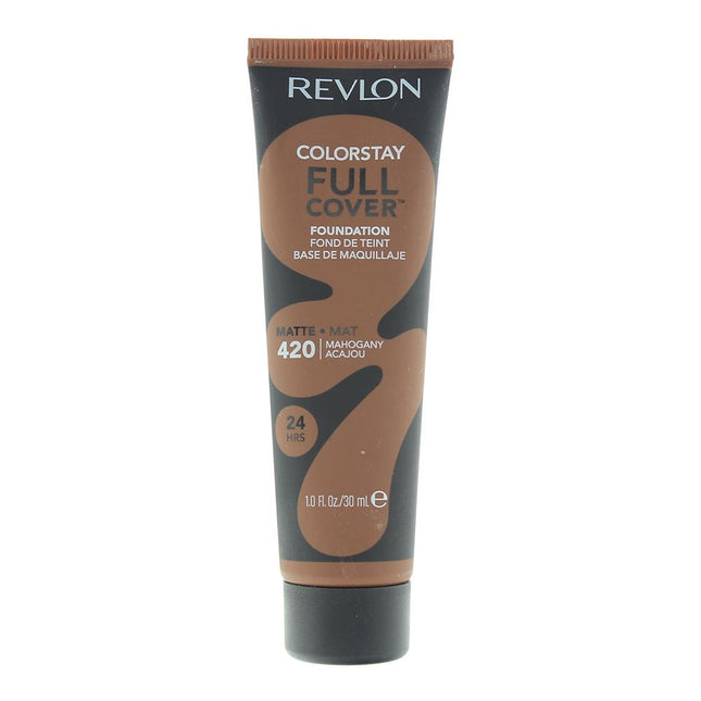 Revlon Colorstay Full Cover Matte Foundation 30ml - 420 Mahogany