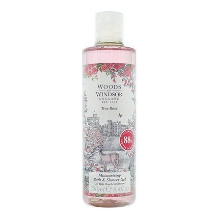 Woods Of Windsor True Rose Moisturising Bath & Shower Gel 250ml