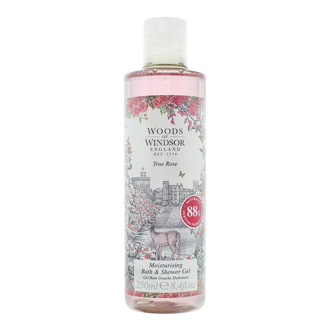 Woods Of Windsor True Rose Moisturising Bath & Shower Gel 250ml