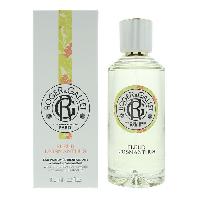 Roger & Gallet Fleur Dosmanthus Fragrant Wellbeing Water 100ml Spray Unisex
