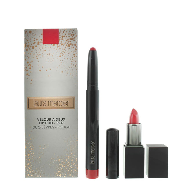 Laura Mercier Lip Duo - Red - Gift Set For Her