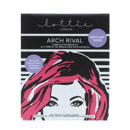 Lottie Arch Rival Complete Eyebrow Kit - Medium/Dark