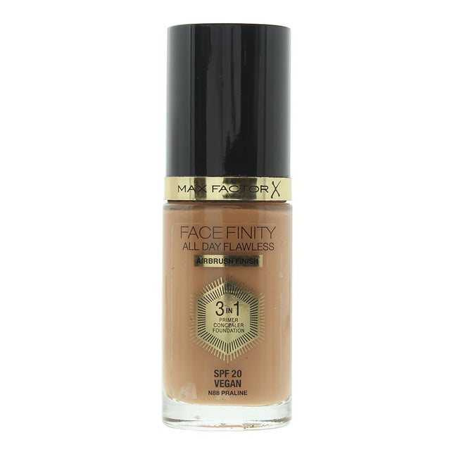 Max Factor Face Finity All Day Flawless 3 In 1 Foundation 30ml - 88 Praline
