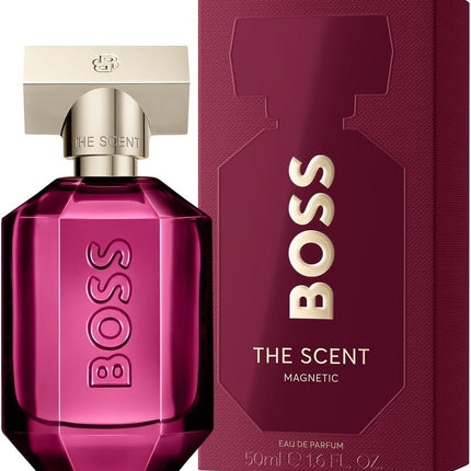 BOSS The Scent Magnetic Eau de Parfum for Her 50ml, Ambery Fragrance with Notes of Osmanthus, Ambrette Seeds and Musk - High Longevity