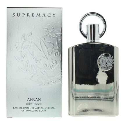 Afnan Supremacy Silver Pour Homme Eau de Parfum 150ml Spray for Him