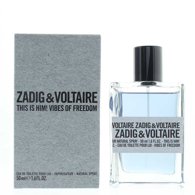 Zadig & Voltaire This Is Him! Vibes Of Freedom Eau De Toilette 50ml Spray for Him